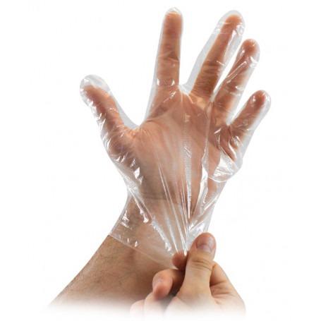 plastic gloves